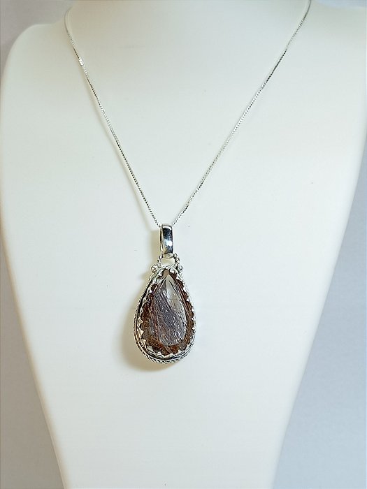 Pingente Gota  Rutilo