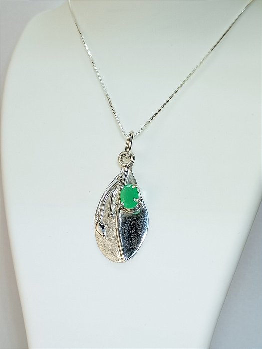 Pingente Folha Crisoprazio