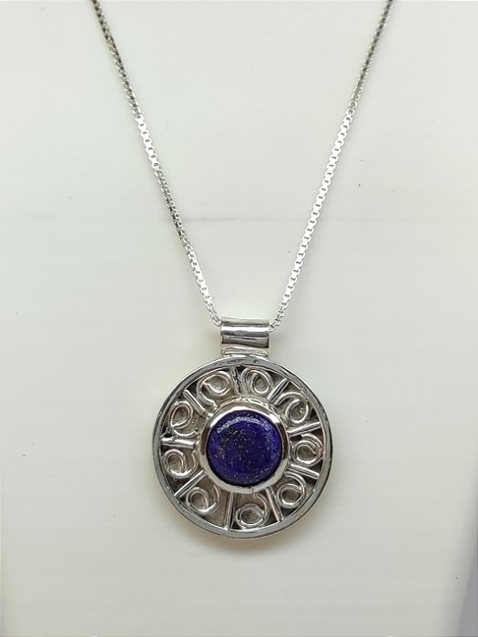 Colar Lápis Lázuli Inca