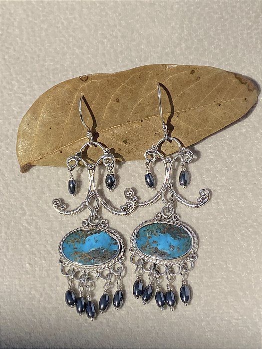 Brinco Vintage Turquesa