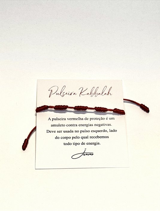 Pulseira Kabbalah 7 nós