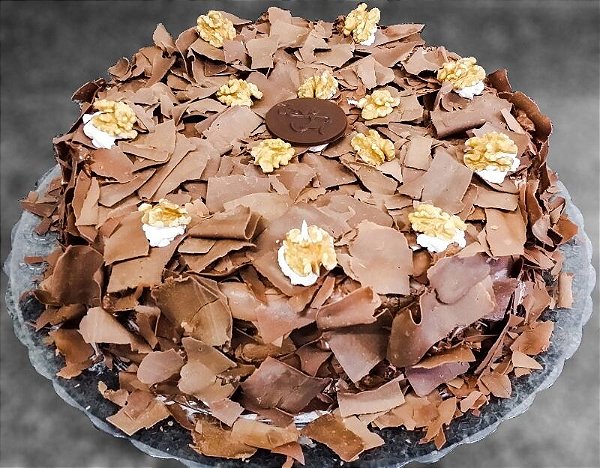 Torta de Chocolate com Nozes