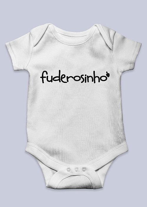 Body Infantil Fuderosinho Branco - Sem Etiqueta Camisetaria