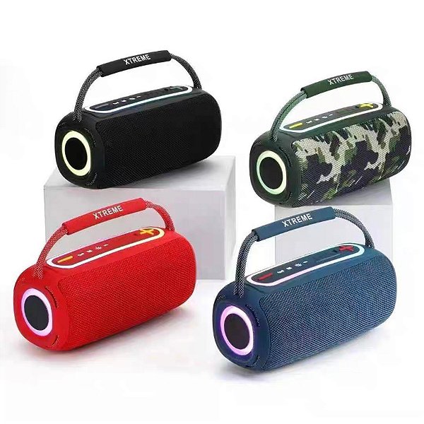 Caixa de som Bluetooth prova agua 50W com RGB EL1042