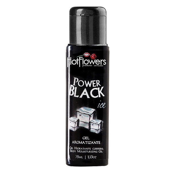 GEL AROMATIZANTE COMESTÍVEL POWER BLACK ICE HOT FLOWERS