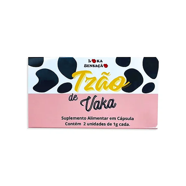 Tzão de Vaca Suplemento Alimentar em Cápsula com 2 Unidades