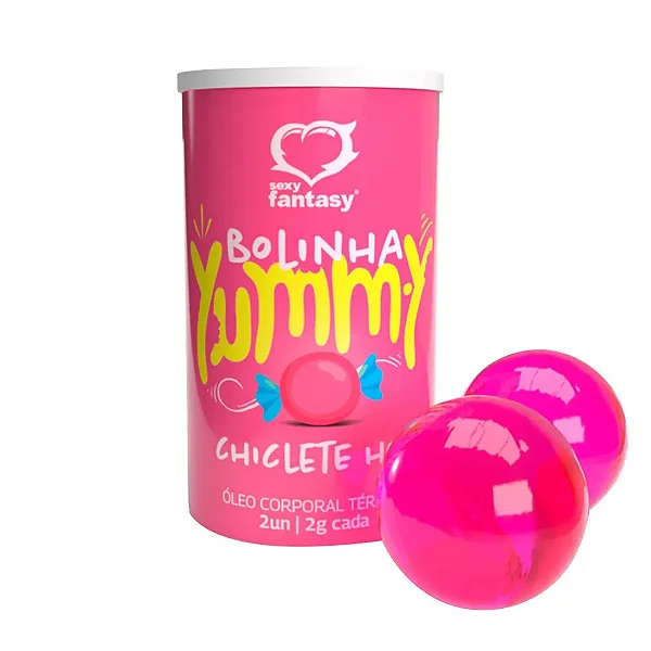 Yummy Bolinha Beijável Térmica com 2 Unidades de 2g