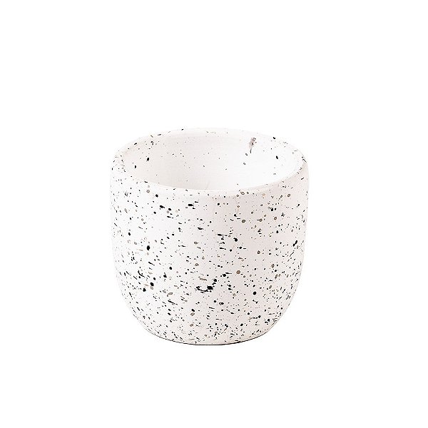 Cachepot Fulget Branco Cerâmica