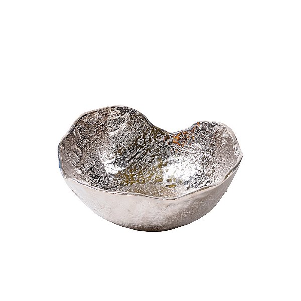 Tigela Casca de Ovo Metal Decorativo