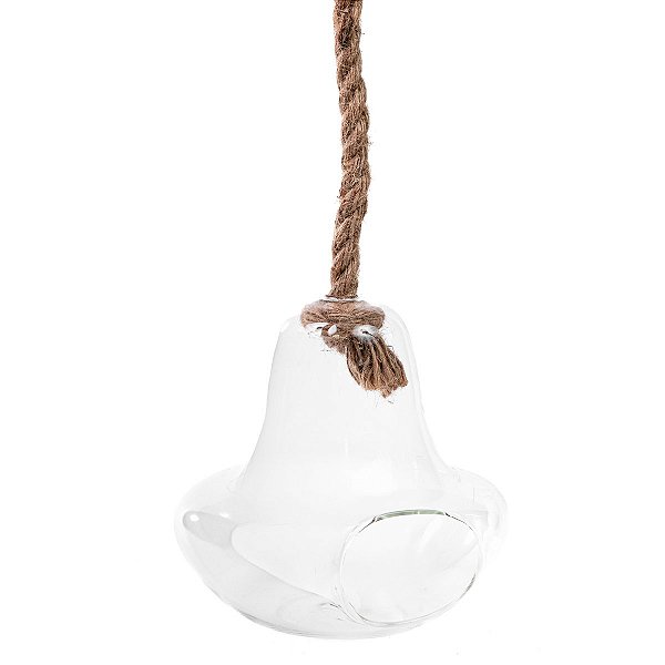 Vaso De Vidro Organico Suspenso