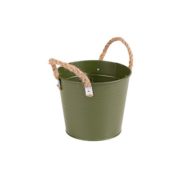 Vaso Cachepot Camadas Metal