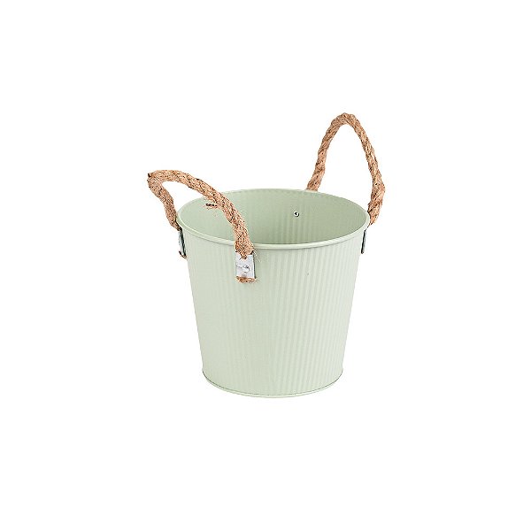 Vaso Cachepot Listras Metal