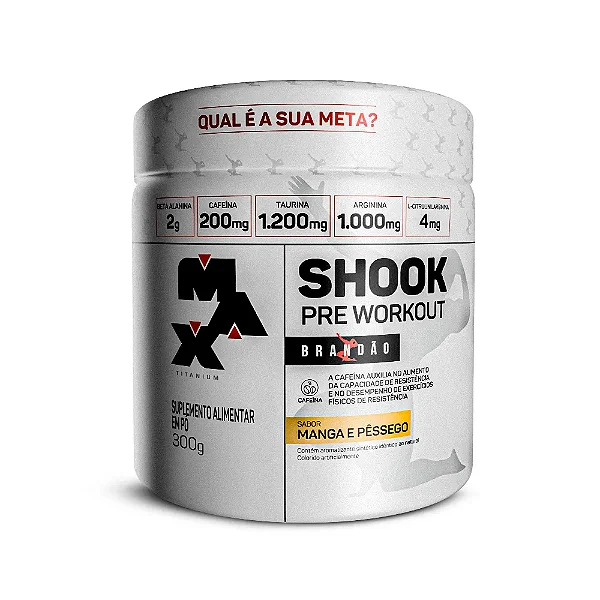 SHOOK PRE TREINO BRANDÃO 300G MAX TITANIUM