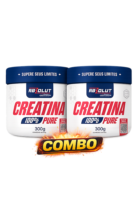 2X CREATINA ABSOLUT 300G - 100% PURA