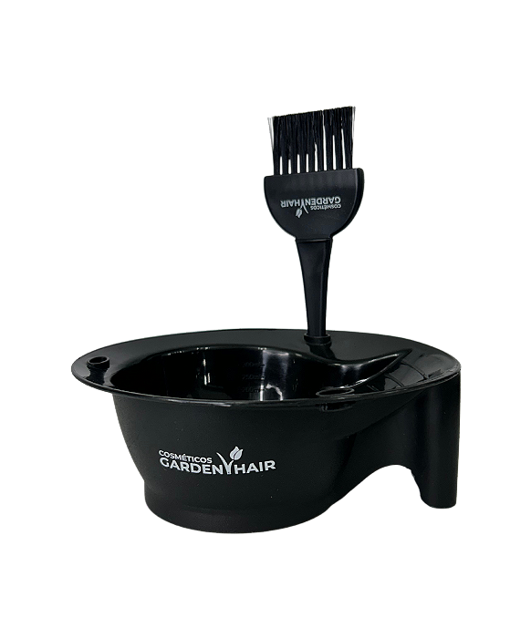 Kit Tigela e Pincel - Garden Hair