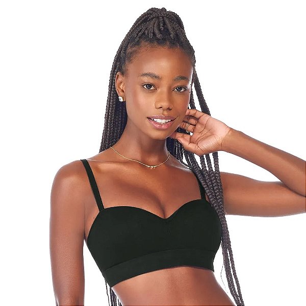 Sutiã Tomara Que Caia Alças Removíveis Sem Costura