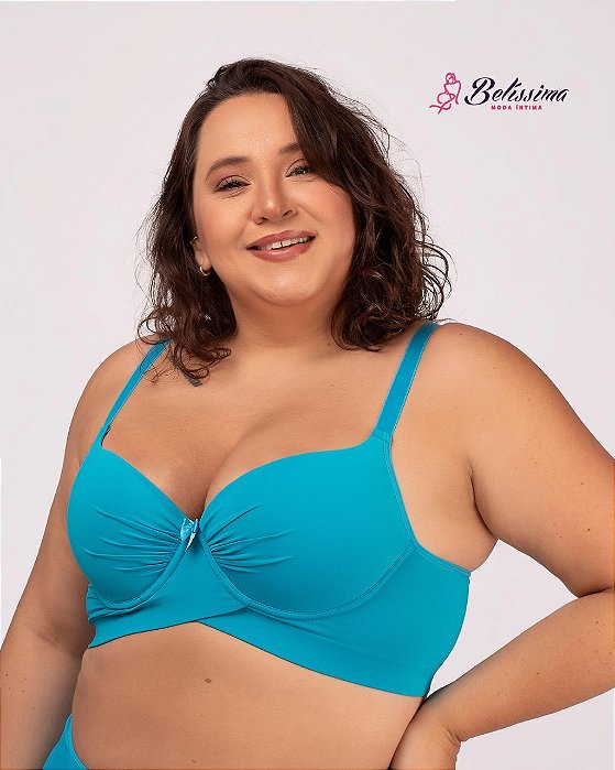 Sutiã Reforçado com Drapeado – Conforto e Sustentação para o Dia a Dia do M ao 50
