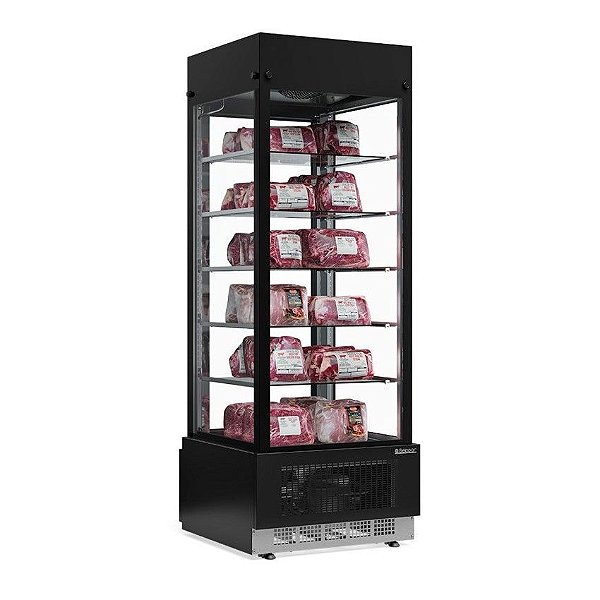 EXPOSITOR GEVF-075/PR/220V VITRINE BOLOS FIXO - GELOPAR