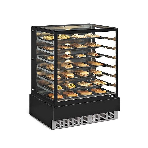VITRINE ESTUFA GOURMET MGEE-100 PR - GELOPAR