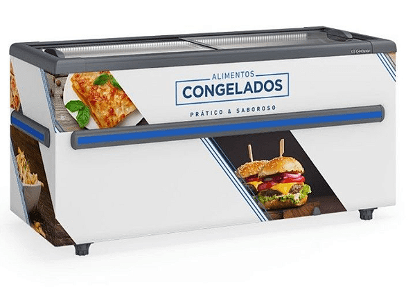 EXPOSITOR ILHA GHDI-500/BR/220V AR FORCADO - GELOPAR