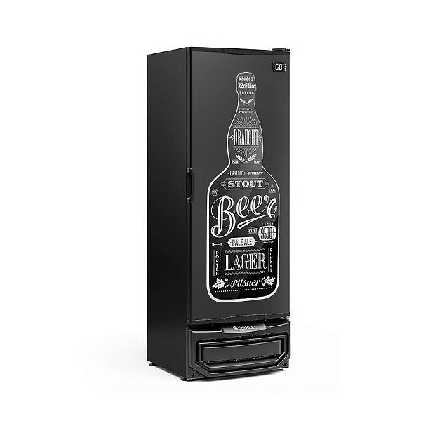 REFRIGERADOR VERTICAL CERVEJEIRA GRBA-400 V/LB/PR - GELOPAR