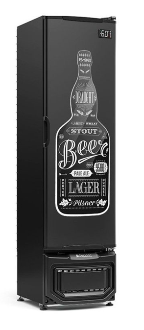 CERVEJEIRA GCB-23E PR PRETO/220V 228L - GELOPAR