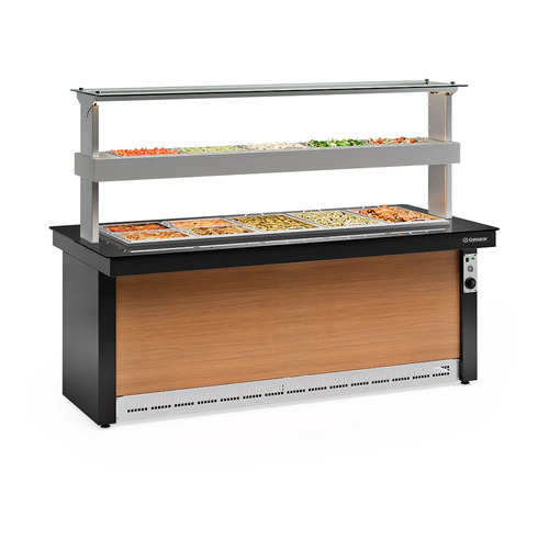 MESA BUFFET QUENTE/FRIO GBTR-200 PR SEM CUBA 60HZ 220V - GELOPAR