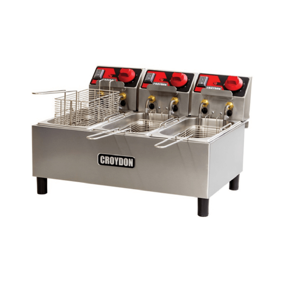 FRITADEIRA ELETRICA BANCADA 3L 1 CUBA FC 1A 220V - CROYDON