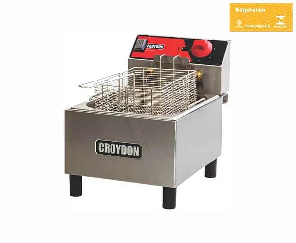 FRITADEIRA ELETRICA BANCADA 4 5L 1 CUBA FC 1B 220V - CROYDON