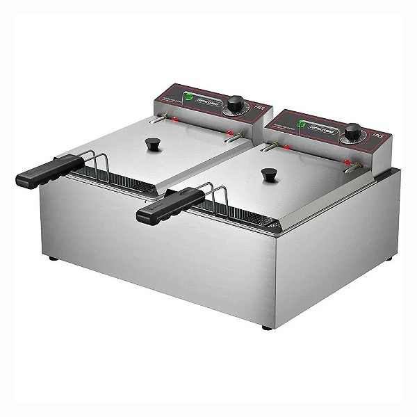 FRITADEIRA INDUSTRIAL ELETRICO FRCE - 10 2C - METALCUBAS
