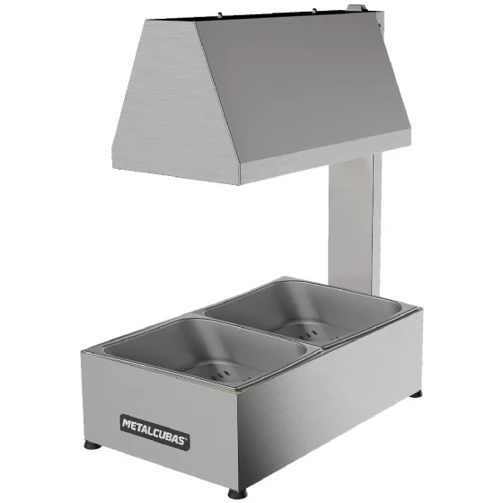 CONSERVADOR DE FRITURA ELETRICO MCF 02 CP - METALCUBAS