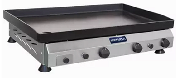 CHAPA FRITURA A GAS 80CM - METVISA