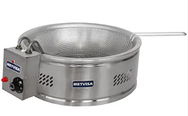 TACHO DE FRITURA ELETRICA TFE6 - 6 LITROS - METVISA