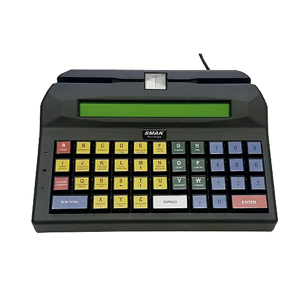 TECLADO SKO 44 TECLAS C/ DISPLAY USB - SMAK