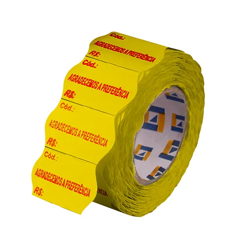 ETIQUETA OPEN C8 AMARELO AGRAD. A PREFERENCIA