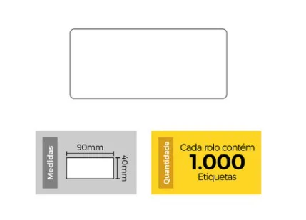 ETIQUETA RT-019 90X40 COUCHE NEUTRA C/1000UN TP