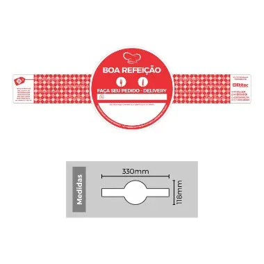 ETIQUETA ETM-304 118X330 LACRE BOA REFEICAO C/330UN MARMITA