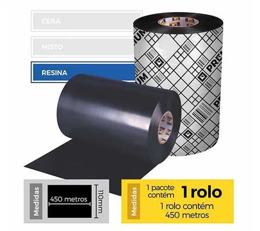 FITA IMPRESSAO 110X450 RESINA PREMIUM SERIE-5