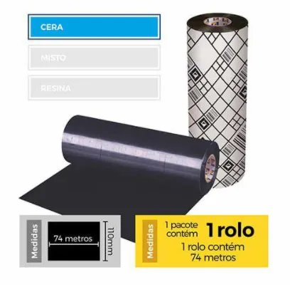 FITA IMPRESSAO 110X74 CERA PREMIUM PLUS GPE - SR-2