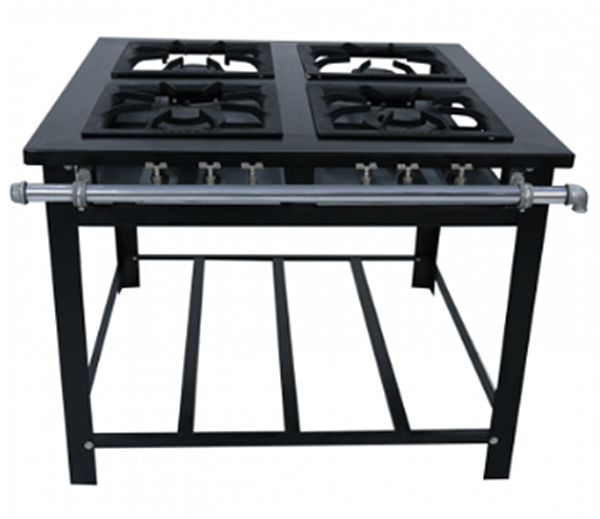 FOGAO INDUSTRIAL A GAS MAXI 4Q DUPLOS - VENANCIO