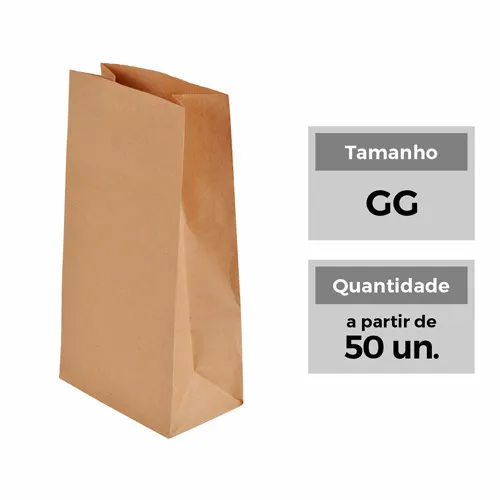 SACO SOS GG 32X30X19 PACOTE C/50 UND