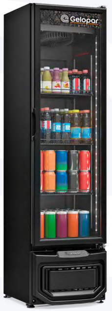 REFRIGERADOR VERTICAL CONVENIENCIA GRV-23 BIN LB/PR - 127/220V - GELOPAR