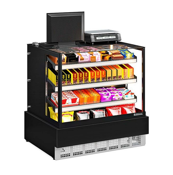 EXPOSITOR VITRINE SECA MGEX-100 PR - GELOPAR