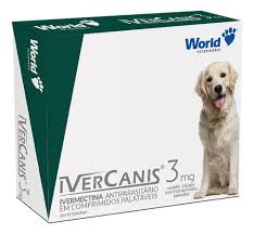 Ivercanis 3mg 04 Comprimidos