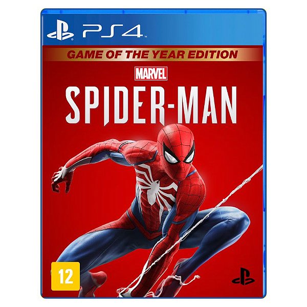 Jogo Marvels Spider-Man Homem Aranha GOTY - PS4 Mídia Digital