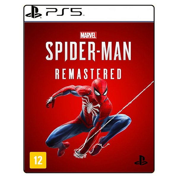 Jogo Marvels Spider-Man Homem Aranha Remastered - PS5 Mídia Digital