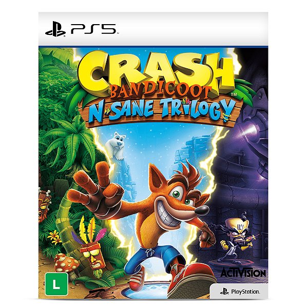 Jogo Crash Bandicoot™ N. Sane Trilogy - PS5 Mídia Digital