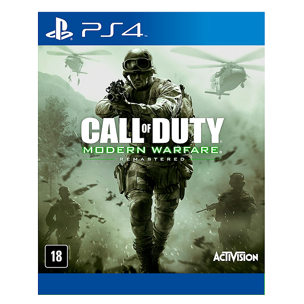 Jogo Call of Duty Modern Warfare Remastered - PS4 Mídia Digital