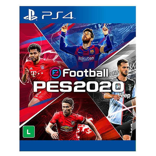 Jogo eFootball PES 2020 - PS4 Mídia Digital