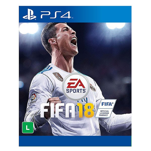Jogo FIFA 18 - PS4 Mídia Digital